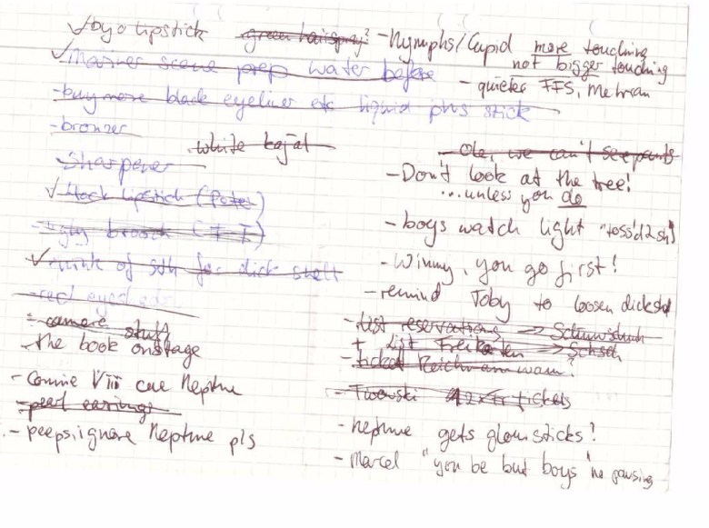 Director's Reminders